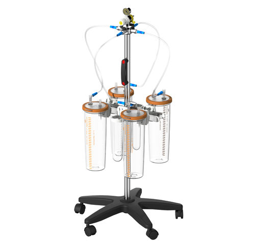 Medizinischer Wagen - MG-VKT - Megasan Medical Gas Systems - chirurgisch / für Absauganlagen / für Transport