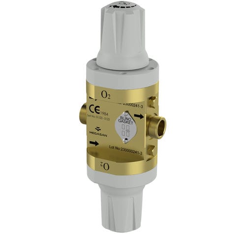 Sauerstoff-Druckregler - Megasan Medical Gas Systems - CO2 / N2O / Distickstoff