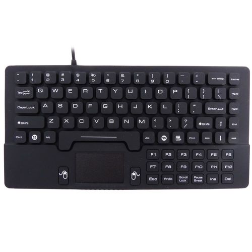 Medizinische Tastatur / Touchpad - P-M85TP - PAC Technology - Silikon / antibakteriell / wasserdicht