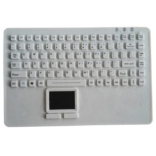 Medizinische Tastatur / Touchpad - P-M345TP - PAC Technology - Silikon / Silikongummi / USB