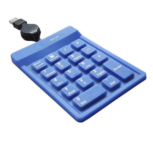 Medizinische Tastatur / Kalkulator - P-M01KP - PAC Technology - Silikongummi / Silikon / hermetisch