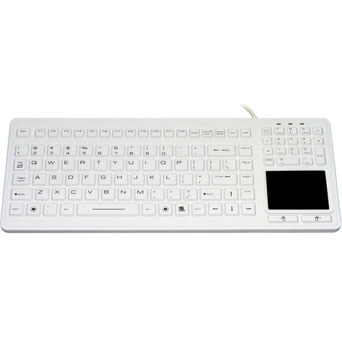 Medizinische Tastatur / Touchpad - P-SK70TP - PAC Technology - Silikongummi / Silikon / antibakteriell