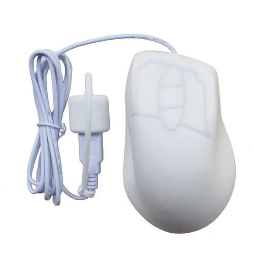 Optische medizinische Maus - IP68 - PAC Technology - USB / Silikon / waschbar