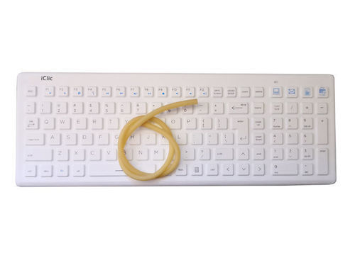 Tastatur mit internationalem Tastaturlayout - P-WL50 - PAC Technology - Silikongummi / Silikon / antibakteriell