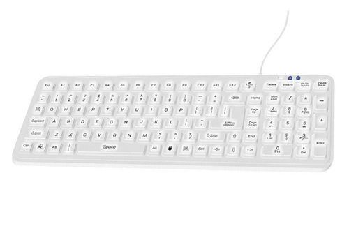 Tastatur mit Ziffernblock - P-M04-BL - PAC Technology - Silikongummi / desinfizierbar / abwaschbar