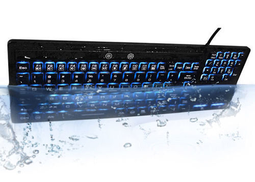 Tastatur mit internationalem Tastaturlayout - P-M07TP-BL - PAC Technology - Touchpad / mit Ziffernblock / Silikon