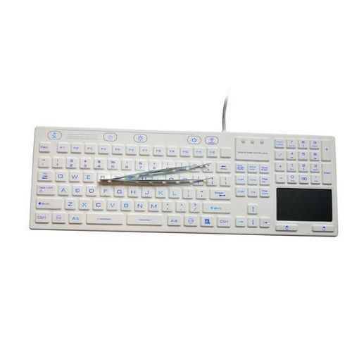 Tastatur mit Ziffernblock - P-M09-BL-MG - PAC Technology - Touchpad / mit internationalem Tastaturlayout / Silikon
