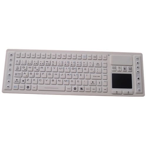 Tastatur mit internationalem Tastaturlayout - P-BT04TP - PAC Technology - Touchpad / Silikongummi / Silikon