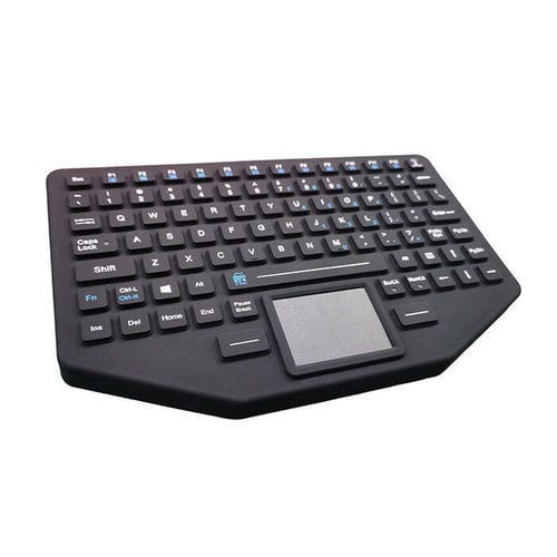 Tastatur mit internationalem Tastaturlayout - P-M287TP-BT - PAC Technology - Touchpad / Silikongummi / Bluetooth