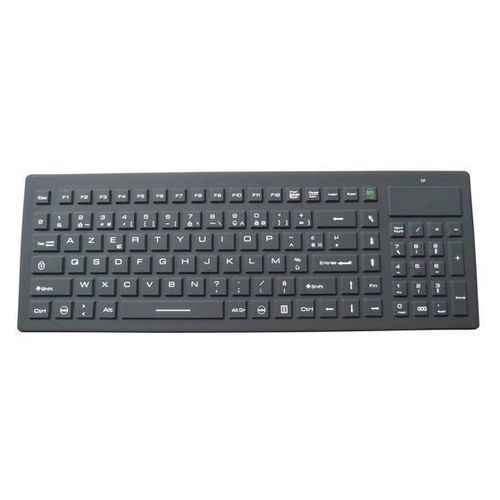 Tastatur mit Ziffernblock - P-WL30 - PAC Technology - mit Zeigegerät / Silikongummi / waschbar