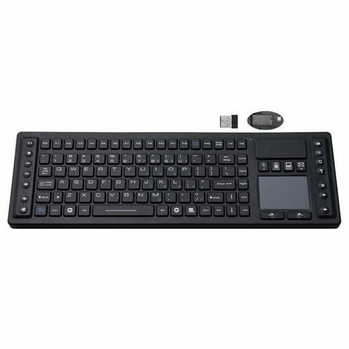 Tastatur mit internationalem Tastaturlayout - P-WL40TP - PAC Technology - Touchpad / Silikongummi / hygienisch
