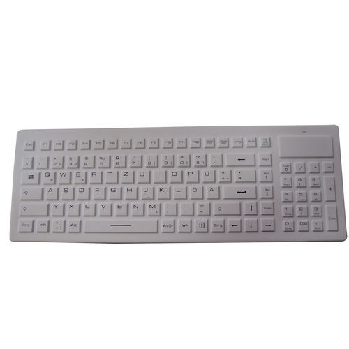 Tastatur mit Ziffernblock - P-WL30 - PAC Technology - mit internationalem Tastaturlayout / Silikon / waschbar