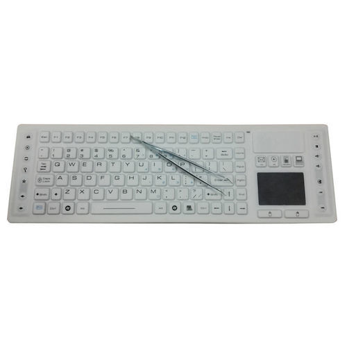 Touchpad-Tastatur - P-WL04TP - PAC Technology - mit internationalem Tastaturlayout / mit Zeigegerät / Silikongummi