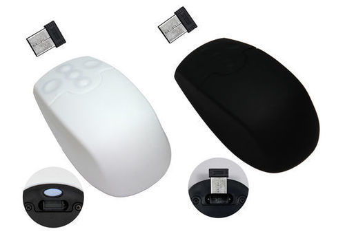 Optische medizinische Maus - P-WL-M3 - PAC Technology - USB / Silikon / antimikrobiell