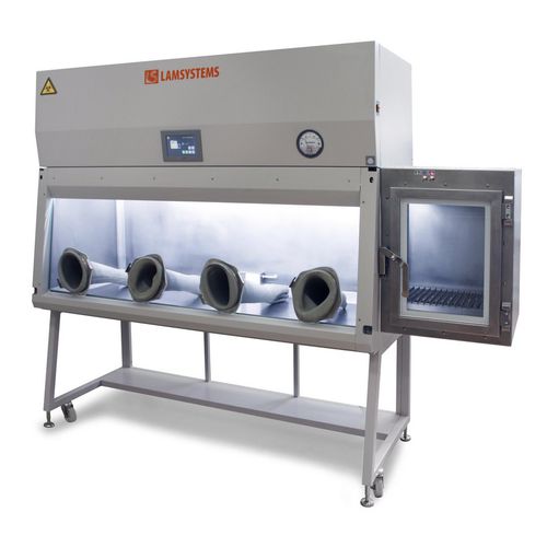 Mikrobiologische Sicherheitswerkbank / Klasse III - BMB-III-"Laminar-S."-1,8 PROTECT - LAMSYSTEMS - für Forschungszwecke / für Reinraum / ISO Klasse 5