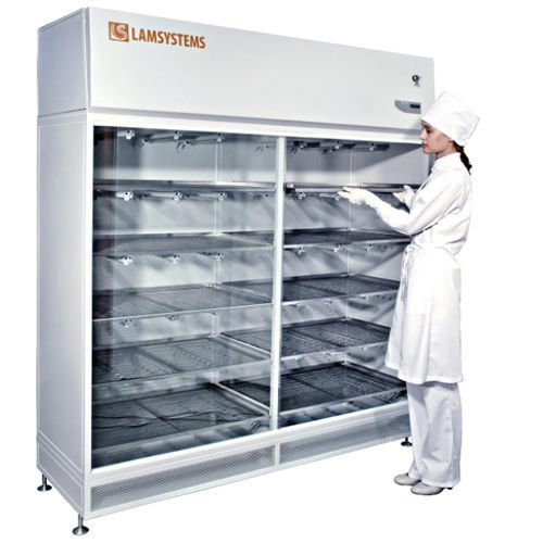Trockenschrank - 1E-D.003-18.0 - LAMSYSTEMS - für Gefahrstoffe / für Reinraum / mit Schiebetür