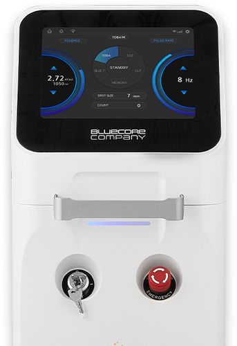 Dermatologie-Laser - Iris Pi - Bluecore Company - Nd:YAG / auf Wagen