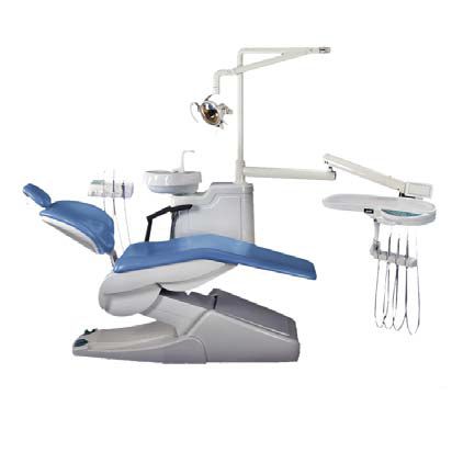 Dentaleinheit mit elektrisch bedientem Stuhl - TK-660H  - TENKO MEDICAL SYSTEM CORP - mit Instrumententräger / mit Licht