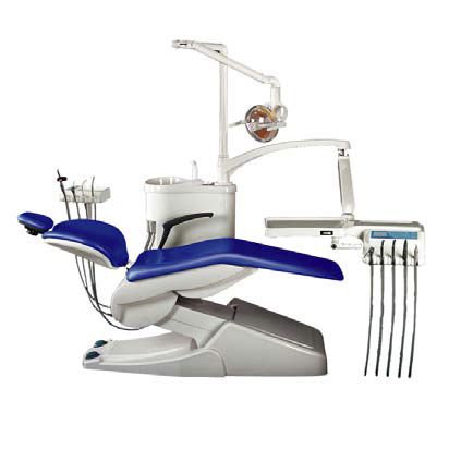 Dentaleinheit mit elektrisch bedientem Stuhl - TK-660J - TENKO MEDICAL SYSTEM CORP - mit Instrumententräger / mit Licht