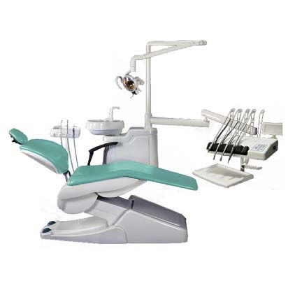 Dentaleinheit mit elektrisch bedientem Stuhl - TK-670H - TENKO MEDICAL SYSTEM CORP - mit Instrumententräger