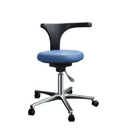 Dentalhocker - TK-D3620 - TENKO MEDICAL SYSTEM CORP - mit Rückenlehne / auf Rollen