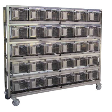 Modularer Tierkäfig - MV-04 - TENKO MEDICAL SYSTEM CORP - Edelstahl