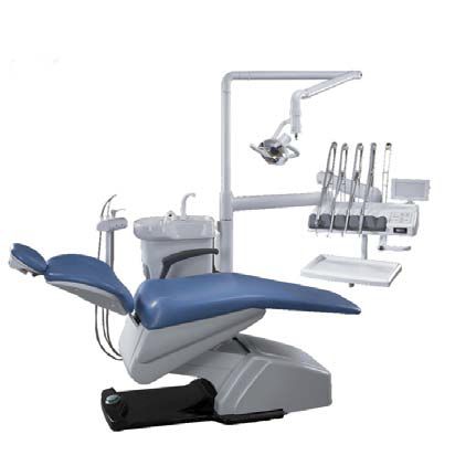 Dentaleinheit mit elektrisch bedientem Stuhl - TK-670C - TENKO MEDICAL SYSTEM CORP - mit Instrumententräger / mit Licht