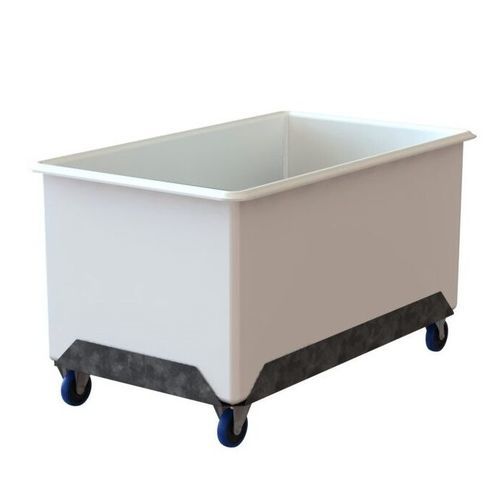 Abfallwagen - SRT650 - Rotoplas - Lager / Edelstahl / mit Auffangwanne