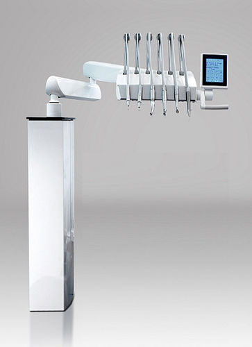 Bodenstehendes Helferinnenelement für Dentaleinheit - DSA 3500TT - MEUNIER CARUS MEDICAL - 6 Instrumente