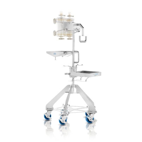 Medizinischer Wagen -  Planova™ VFR - Asahi Kasei Medical - für Materialumschlag / Edelstahl / mit Regal