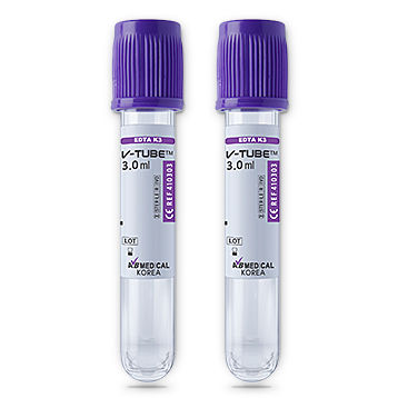 Zylinderförmiger Probenahmeröhrchen - 421504, 411354 - AB Medical, Inc. - Kunststoff / für Probennahme / mit Trenngel