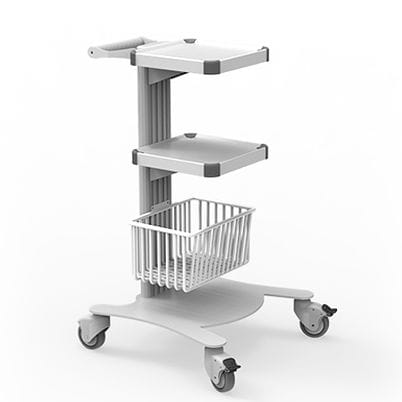 Medizinischer Wagen - SUPER EASY BASIC - Weiko - für medizinische Geräte / für Transport / Aluminium