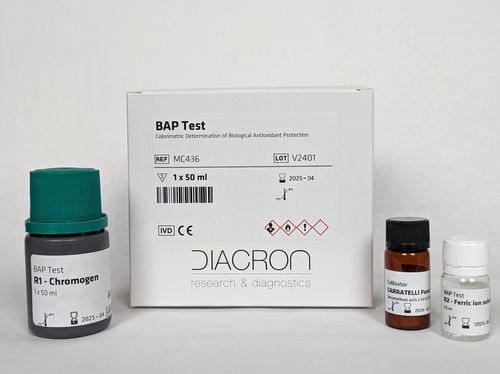 Testkit / oxydativer Stress - BAP - Diacron International S.r.l. - Albumin / Vitamin C / Bilirubin