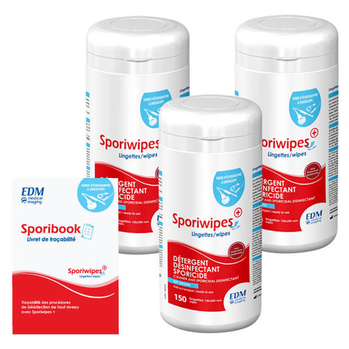 Feuchte Reinigungstücher / für Böden und andere Oberflächen - SPORIWIPES + - EDM Imaging