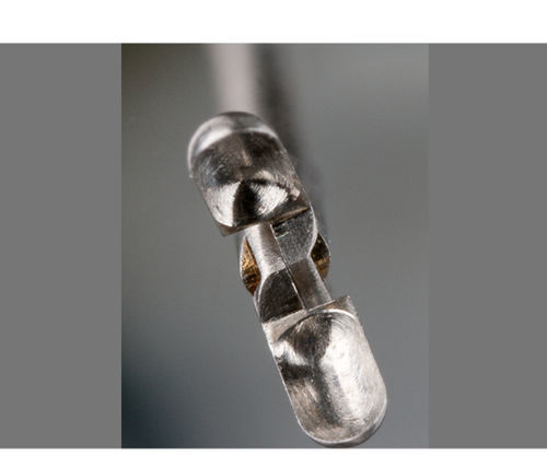 Klemme für Urologie - EUROMEDICAL - SDJ - für Biopsie / wiederverwendbar / gezahnt