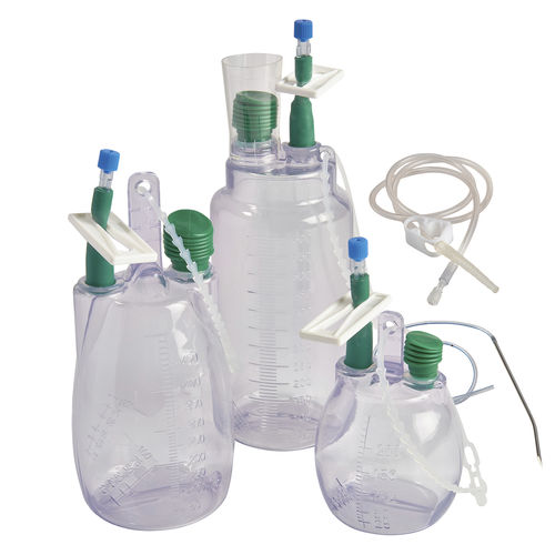 Wunden-Drainageset - MM50-04.010P - GBUK Group - mit Skala / Polyvinylchlorid
