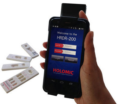 POC-Analysegerät / Lateral-Flow - HRDR-200 - Holomic LLC - Multi-Parameter / biologisch / tragbar