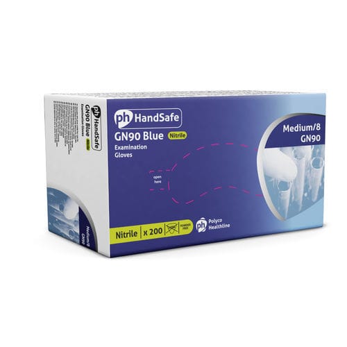 Nitrilhandschuh - GN90 - Polyco Healthline - medizinisch / puderfrei / unsteril