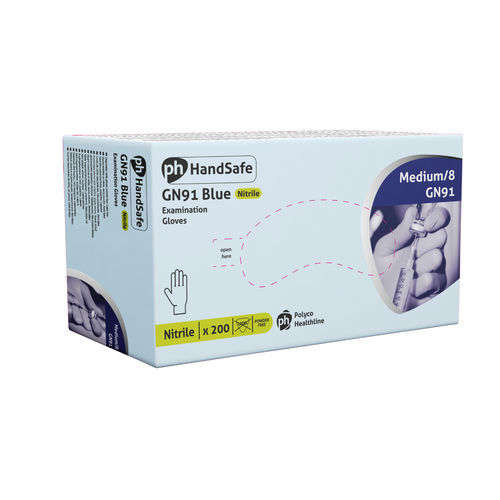 Nitrilhandschuh - GN91 - Polyco Healthline - medizinisch / puderfrei / M
