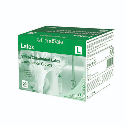 Latexhandschuh - GS21 - Polyco Healthline - medizinisch / puderfrei / M