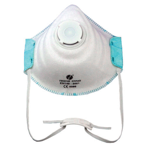 Atemschutzmaske / EN 149 - FM3016 - Polyco Healthline - Polypropylen / Stoff / Polyester