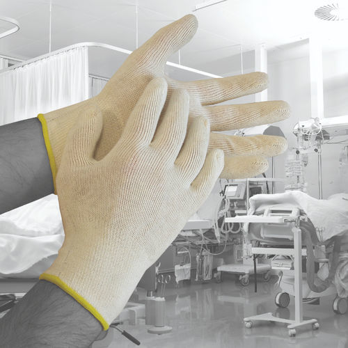 Medizinischer Handschuh - Cotton® - Polyco Healthline - S / L / 10er-Packung