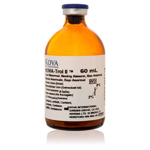 Mikroalbuminurie-Reagenz - KOVA-Trol® - Kova International, Inc. - zur Qualitätskontrolle / Urinanalyse / gefriergetrocknet