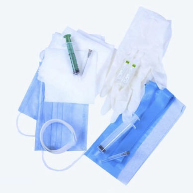 Medizinisches Set / Dialyse - Medicale Gaze - mit Handschuh / mit Schutzmaske / Patienten