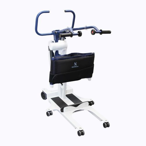 Elektrischer Patientenlifter - WAYUP 5 - Nausicaa Medical - auf Rollen / Hub / Edelstahl