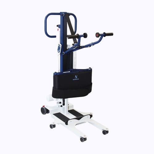 Elektrischer Patientenlifter - EASYLEV 5 - Nausicaa Medical - auf Rollen / Hub / Edelstahl
