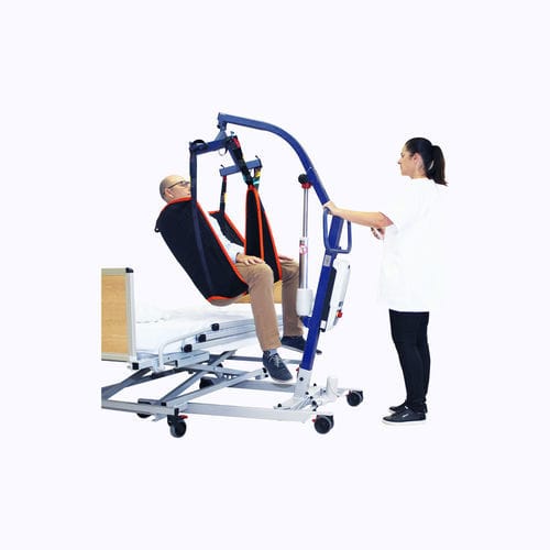 Elektrischer Patientenlifter - FLYER XL - Nausicaa Medical - auf Rollen / für Übergewichtige / Hub