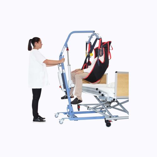 Elektrischer Patientenlifter - BLUE FLYER - Nausicaa Medical - manuell / auf Rollen / Hub