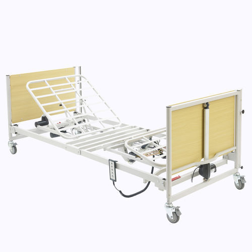 Pflegebett für häusliche Krankenpflege - NAUSIBED-6F - Nausicaa Medical - elektrisch / höhenverstellbar / zusammenklappbar