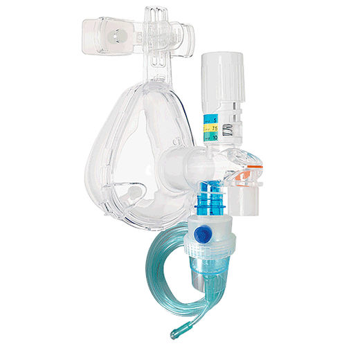 Maske für künstliche Beatmung / CPAP - O2-MAX® - Pulmodyne - zum Einmalgebrauch / transparent / verstellbar